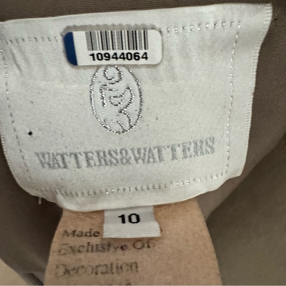 Watters Stone Antonia Gown Maxi Dress Size 10 - Picture 12 of 14